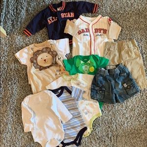 10 piece Lot - Baby Boy Clothes 0-3/3m